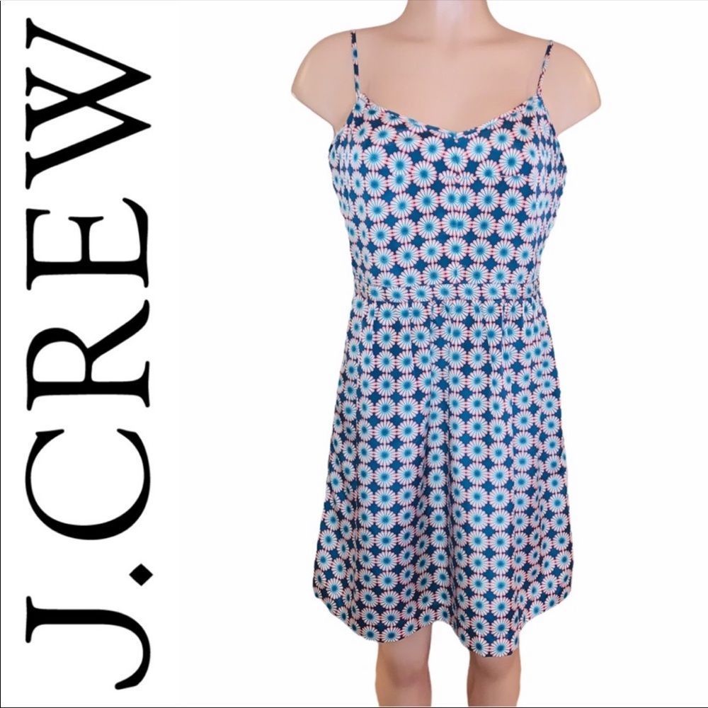* J. Crew Factory Printed Seaside Came Dress
